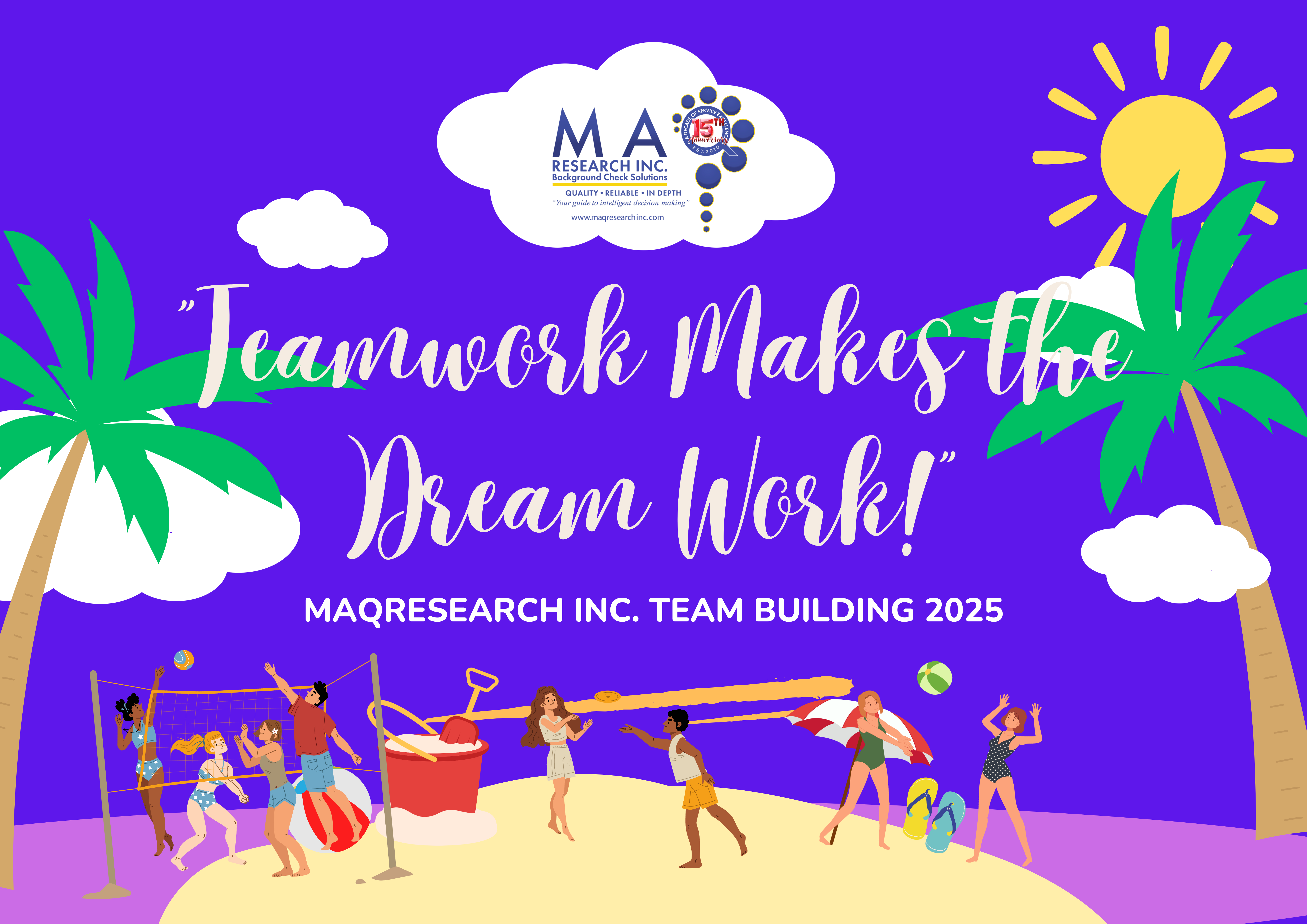MAQResearch Inc. Team Building 2025: "Teamwork Makes the Dream Work!"